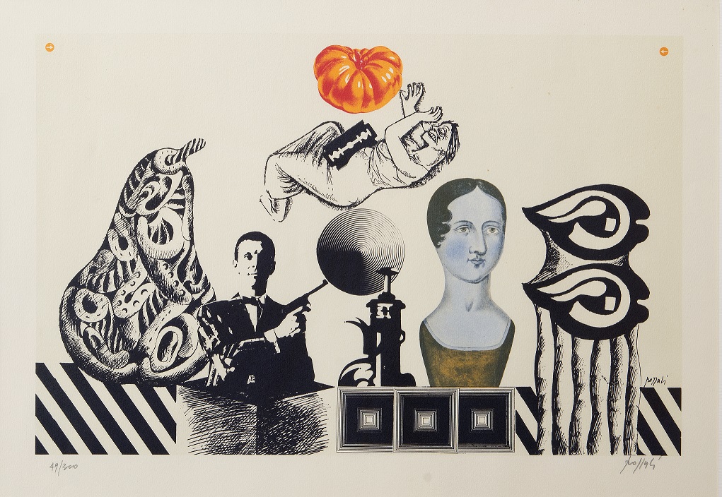 Concetto Pozzati, Senza titolo. Foto di Andrea Scardova.